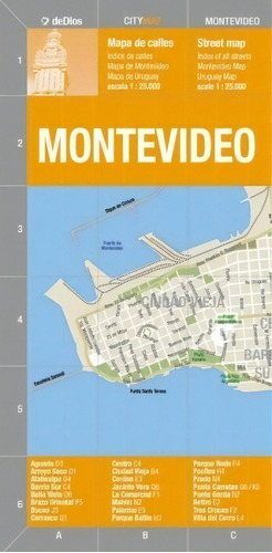 Montevideo - City Map - Mapa De Calles - Julián De Dios