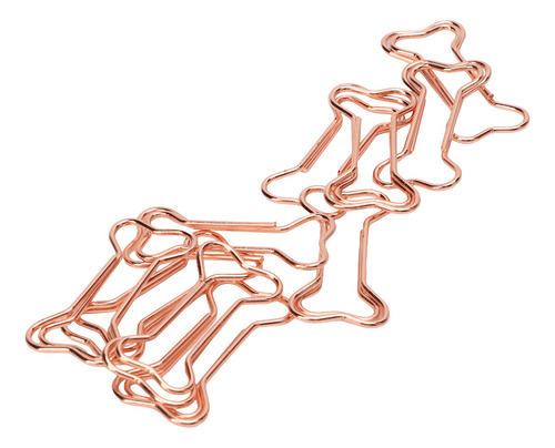 Clips De Oficina, 100 Unidades, Con Forma De Papel Galvaniza