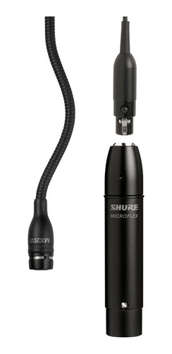 Microfone Shure Condensador Supercardióide Mx202b/s