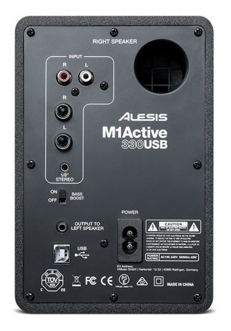 Imagem 3 de 3 de Monitores Profissionais Alesis Par Com Usb 3 20w