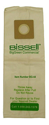 Bissell Commercial Bg-44 Vac Bag Bssl Bg101h  Pack De 4 