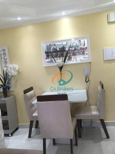 Apartamento Com 2 Dormitórios À Venda, 52 M² Por R$ 245.000,00 - Cidade Serodio - Guarulhos/sp - Ap1957