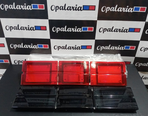 Imagem 6 de 6 de Extensão Lanterna Traseira Opala Até 1992 Fumê