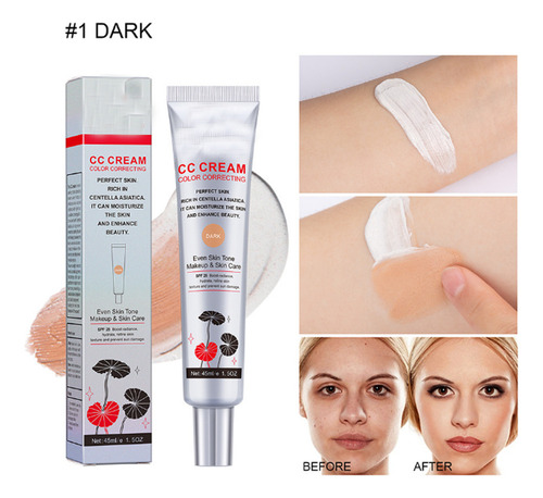 2crema Cc Que Cambia De Color Coreana,2 En 1 Para El Cuidado