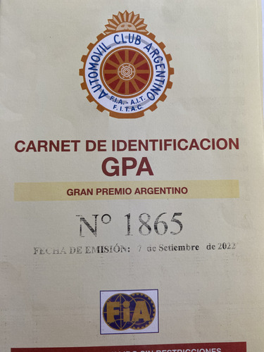 Peugeot 404 Año 1.970. Homologado Por Aca