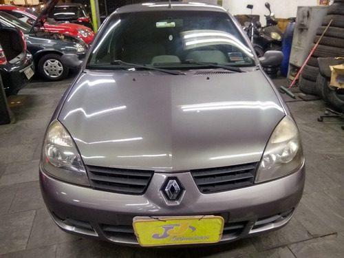 Imagem 2 de 12 de Renault Clio 1.0 16v Flex Expression 4p Completo 2007 Cinza
