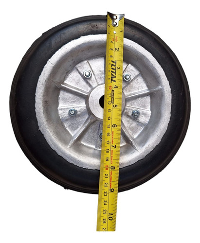 Par De Ruedas Macizas De Aluminio De 10 X 3/4( 19mm)