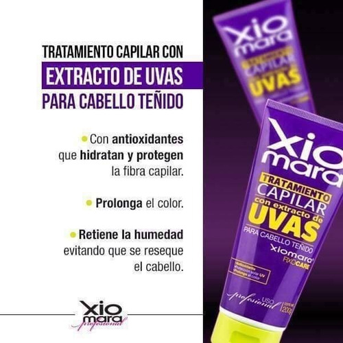 Tratamiento Capilar Xiomara Tratamiento Con Extracto De Uvas