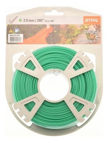 Hilo Para Desmalezadora 2 Mm 080 60m Verde Stihl
