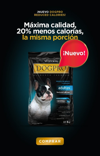 Imagen 6 de 6 de Alimento Balanceado Premium Dogpro Reduced Calories 7,5kg