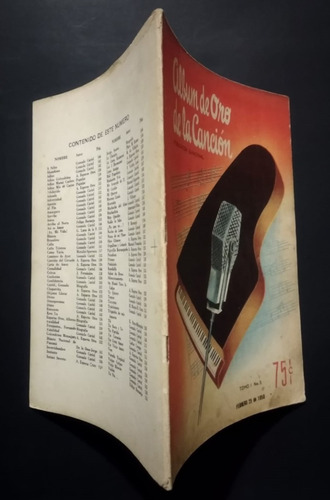 Ejemplar No. 5, Album De Oro De La Canción, Tomo I, 1950 (Usado)