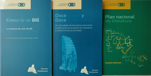 A.a. Libros: Como Lo Ve Bill, 12 Y 12 Y Plan Nac. De Lit.