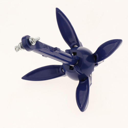 3x Ancla Plegable Azul Del Kayak Sistemas De Ancla De Del