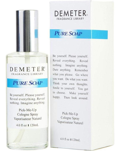 Cologne Spray Demeter Pure Soap 125 Ml Para Hombres Y Mujere