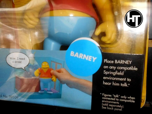 Imagen 3 de 7 de Los Simpson, Barney Gumble, Figura, Playmates Toys, 5 Pulgad