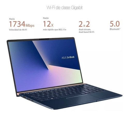 Laptop Asus Zenbook Ux333f Core I5 8gb Ssd 256gb 13.3 W10 (Usado)
