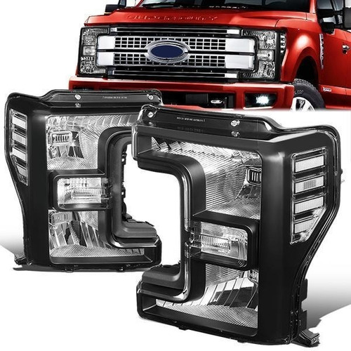 Faros Delanteros Ford F250 F350 F450 F550 2017-2019