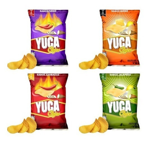 Yucachips (chips De Yuca) Pack 100 Pza