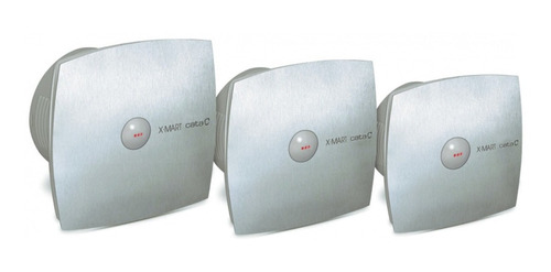 Imagen 1 de 6 de Extractor De Baño Cata X-mart Matic 10 Acero - Envío Gratis!