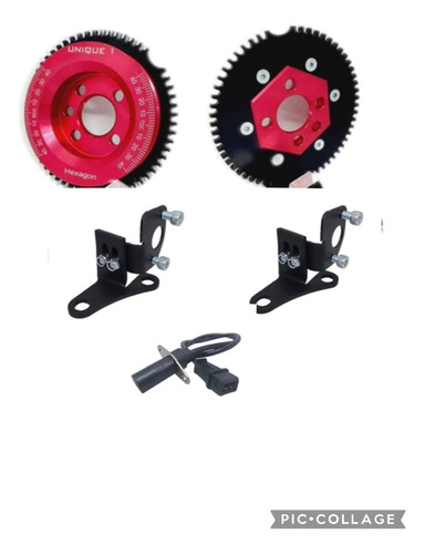 Kit Roda Fônica Ap 8v Unique Az Com Sensor+suporte