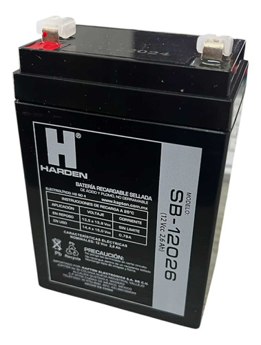 Conector Con Zapatas Y Bateria De 12v 2.6a Para Bafle