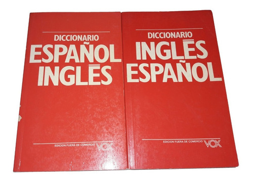 Diccionario Español Ingles / Ingles Español - Vox