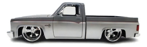 Chevrolet Silverado C10 1985 Just Trucks Jada Mijo 1/24 Gris