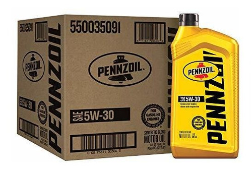 Pennzoil 5500350916pk Aceite De Motor Sae 5w30 Api Gf5 Paque