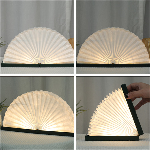 Linterna De Papel Led ¡estilo De Abanico Único! Perfecto Como Recuerdo O Regalo De Cumpleaños.