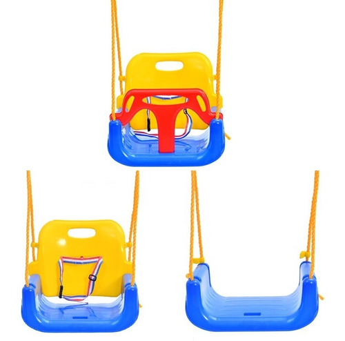 Imagen 2 de 5 de Hamaca Infantil 3 En 1 Adaptable Bebes Y Niños- Black Sheep