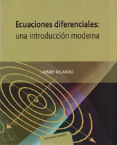 Comprar Ecuaciones Diferenciales - Una Introduccion Moderna Ricardo