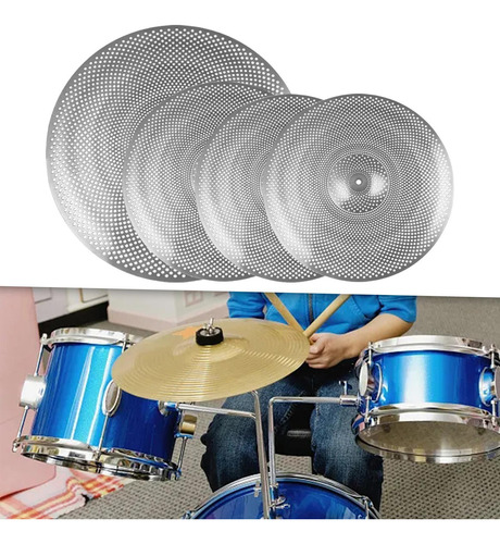Platillos De Bajo Volumen, Platillos Silenciosos, Accesorios