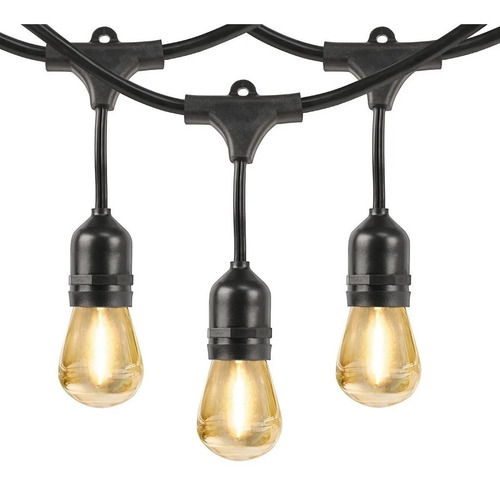 2 Cajas Serie De Focos Navidad Led Exterior Vintage Comercio