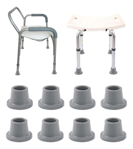 Reemplazo De Puntas Para Silla De Ducha, Resistente, 8 Uds.,