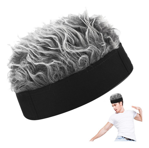Z, Sombrero Peluca Peluca Gorro Con Pelo Falso Con