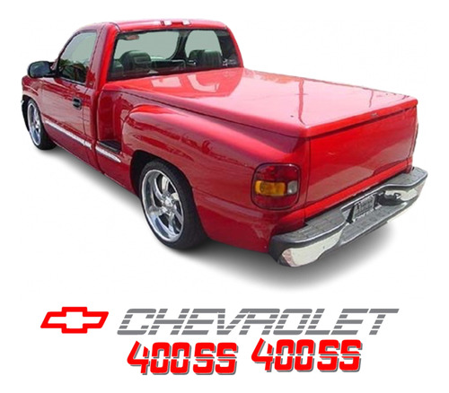 Kit Stickers 400 Ss 3d Sombreado Pick Up Chevrolet 