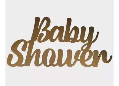 Letreo Baby Shower Fabricado En Mdf