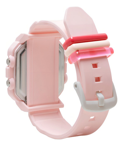 Reloj Casio G-shock Modelo: Bgd-10l-4cr Correa Rosa Claro