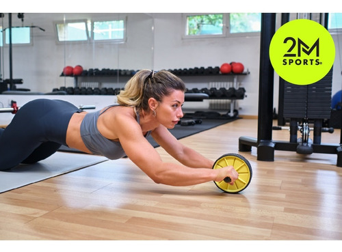 Imagen 8 de 10 de Rueda Abdominales + Mini Mat Entrenamiento Fitness Ejercicio