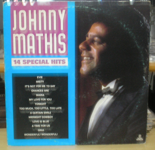 Lp Johnny Mathis - 14 Special Hits