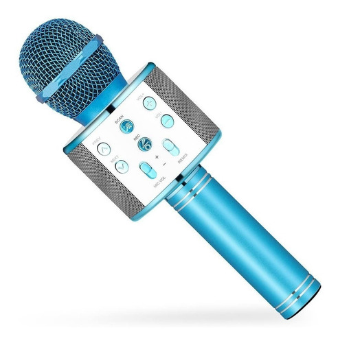 Micrófono Karaoke Parlante Bluetooth Recargable Ws-858 Orig