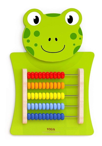 Juego Pared Muro Madera Rana Didáctico Psicomotricidad
