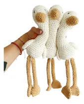Comprar Ganso Muñeco Apego Tejido Amigurumi Bebe Estimulación Regalo