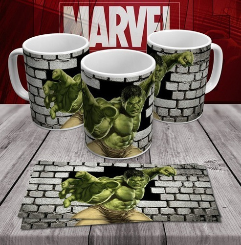 Imagem 1 de 1 de Caneca Em Porcelana Hulk