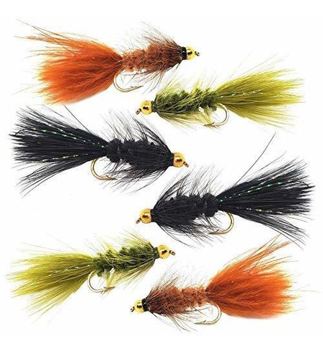 Woolly Bugger Trucha Fly Fishing Streamer Surtido