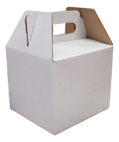 Box Lunch De Cartón Para Hamburguesa Paq C/50 Piezas