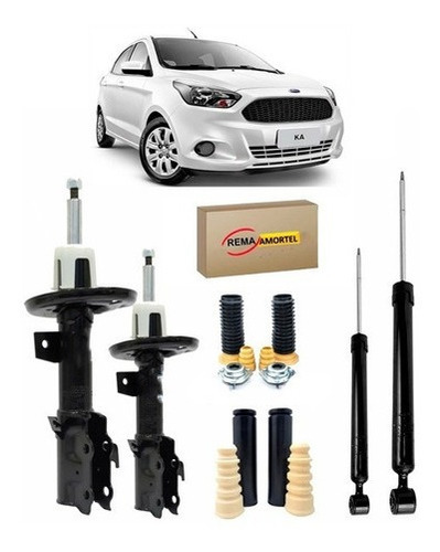 4 Amortecedor `+ Kit  Ford New Ka New Fiesta 2014/...