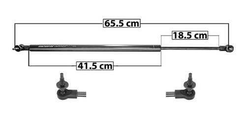 (1) Amortiguador 5a Puerta Izq/der Dodge Caravan 01/07 Spart