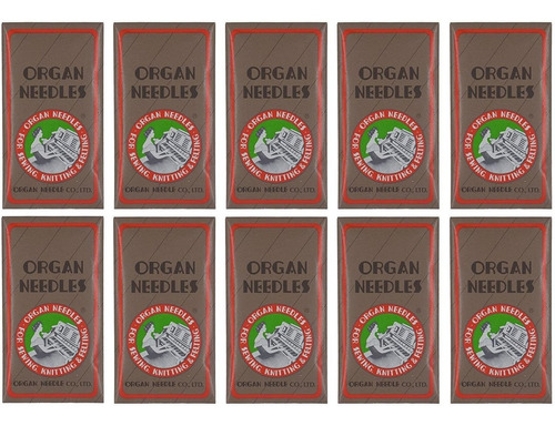 100 Agujas De Maquina De Coser Organ Flat, 15 X 1, Hax1, Ta