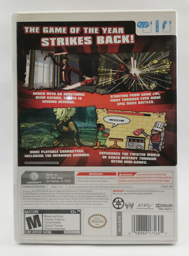 No More Heroes 2 Desperate Struggle Wii Nintendo R G Gallery (Usado)